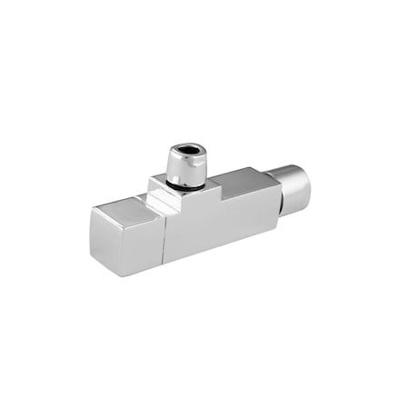 Newport Brass Angle Valve, 1/2" Compression in Polished Chrome 403-3-26